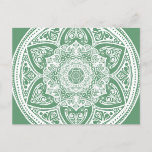 Sage Mandala Postcard