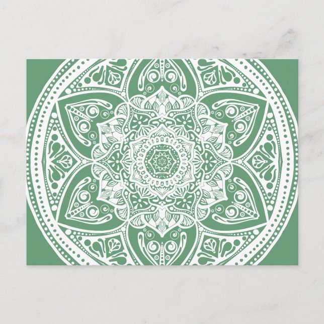 Sage Mandala Postcard (Front)