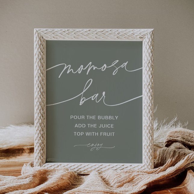 SAGE Momosa Bar Baby Shower Sign (Creator Uploaded)