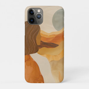 Sage Moon Boho Desert Hills Terracotta Landscape Case-Mate iPhone Case