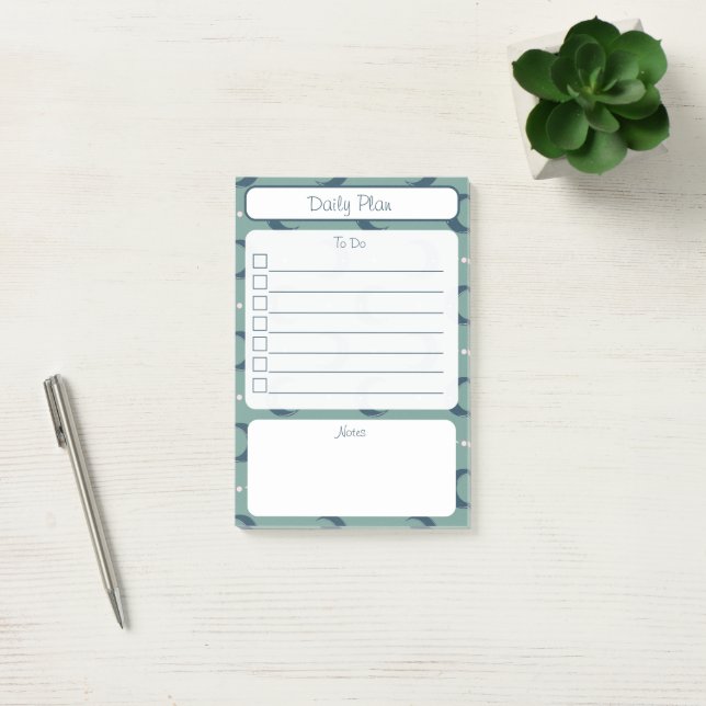 Sage Moon To-Do List Notepad 4"x6" (Office)