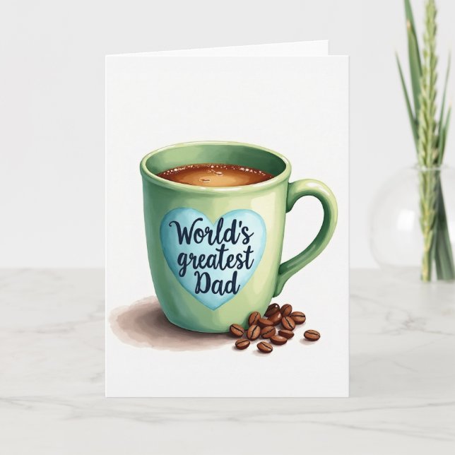 Sage Mug Sweet Fathers Day Card (Front)