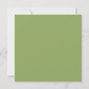 Sage Olive Green Solid Colour Card