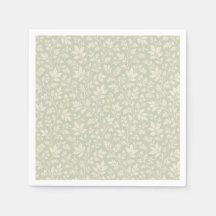 Sage Paper Napkins 