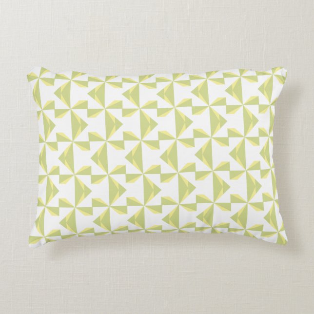 Sage Pinwheels Decorative Cushion (Front)