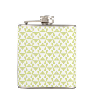 Sage Pinwheels Hip Flask