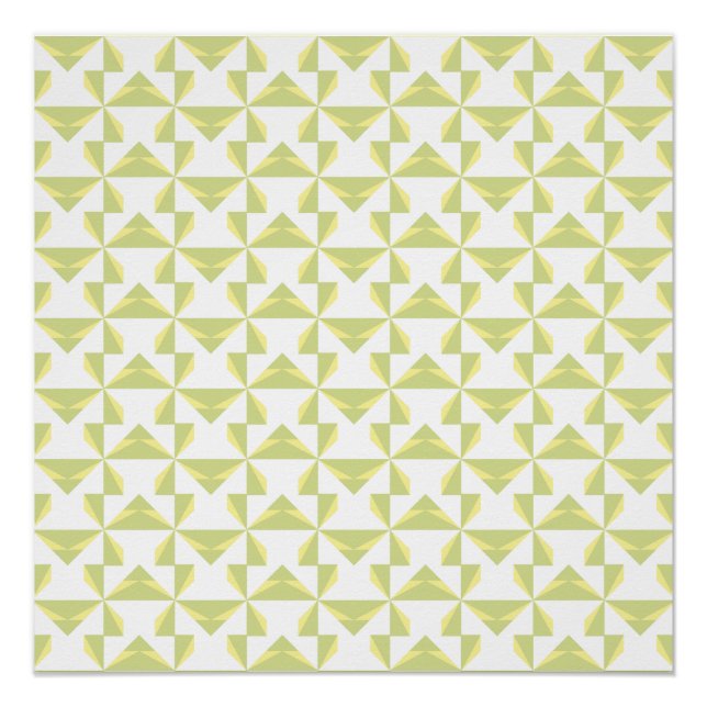 Sage Pinwheels Poster (Front)