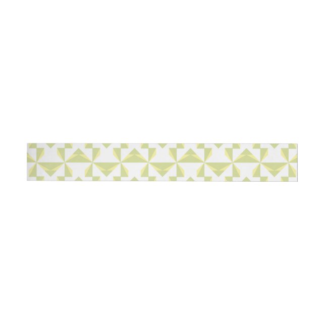 Sage Pinwheels Wraparound Address Label (Individual)
