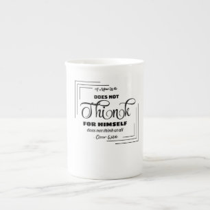 Sage Sayings Stein Bone China Mug