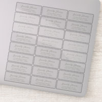Sage script transparent return address label