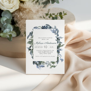 Sage Silver Green Floral Bridal Shower