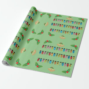 Sage w/Holiday Colours  & New Year Wrapping Paper