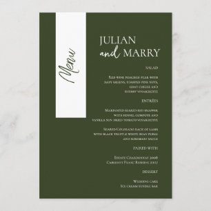 SAGE Whispers Soiree Menu