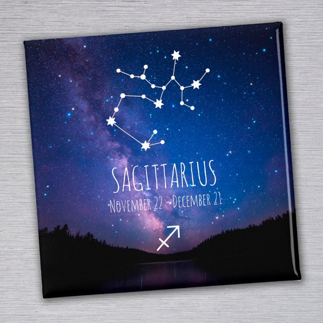 Saggitarius | Personalised Zodiac Constellation Magnet (Creator Uploaded)