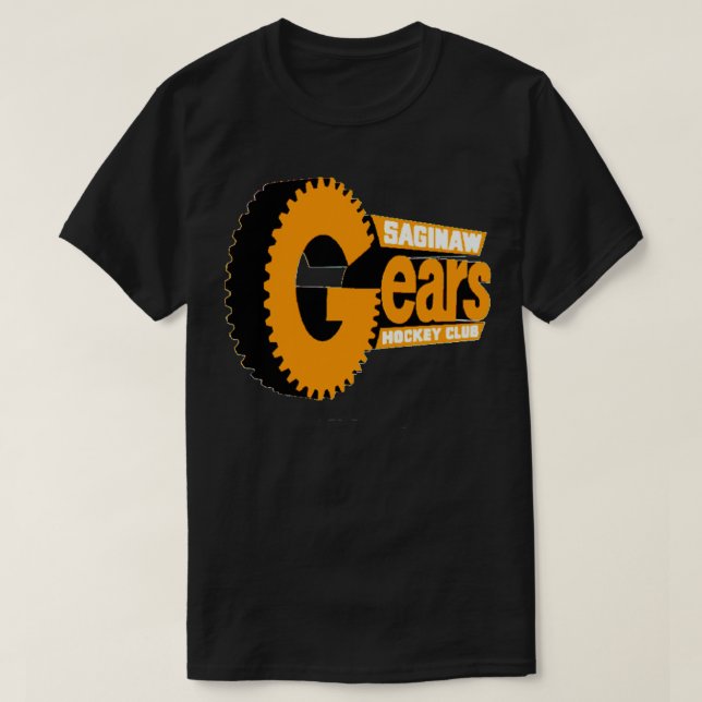 Saginaw Gears Hockey T-Shirt (Design Front)