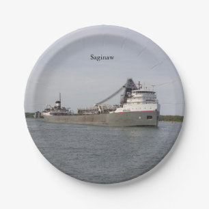 Saginaw paper plate