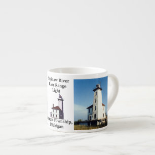 Saginaw River Rear Range Light espresso mug