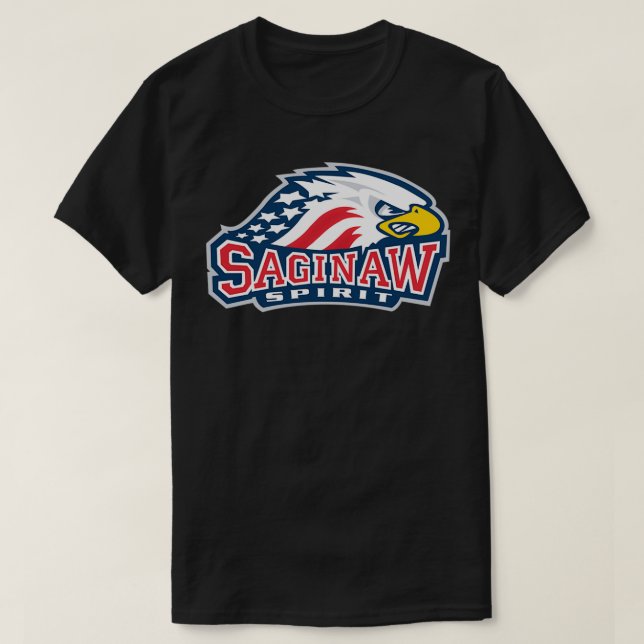 Saginaw Spirit Logo T-Shirt (Design Front)