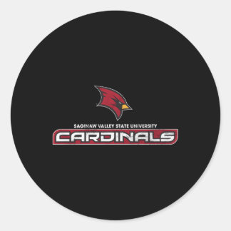 Saginaw Valley State Svsu Cardinals Large Classic Round Sticker
