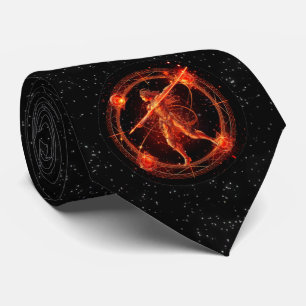 Sagitarrius Astrological Sign Zodiac Neck Tie
