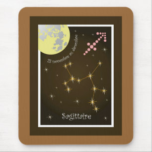Sagittaire 23 novembre au 21 décembre Mauspad Mouse Pad
