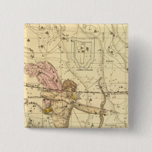 Sagittarius 15 Cm Square Badge