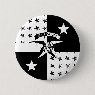 Sagittarius 6 Cm Round Badge