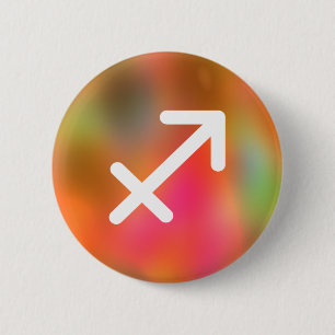 Sagittarius 6 Cm Round Badge