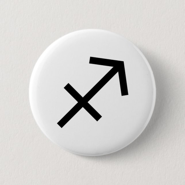 Sagittarius 6 Cm Round Badge (Front)