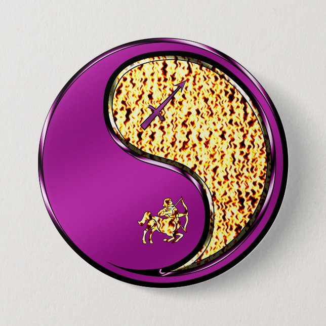 Sagittarius 7.5 Cm Round Badge (Front)