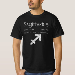 Sagittarius Archer Symbol Astrology Birthday Gift T-Shirt