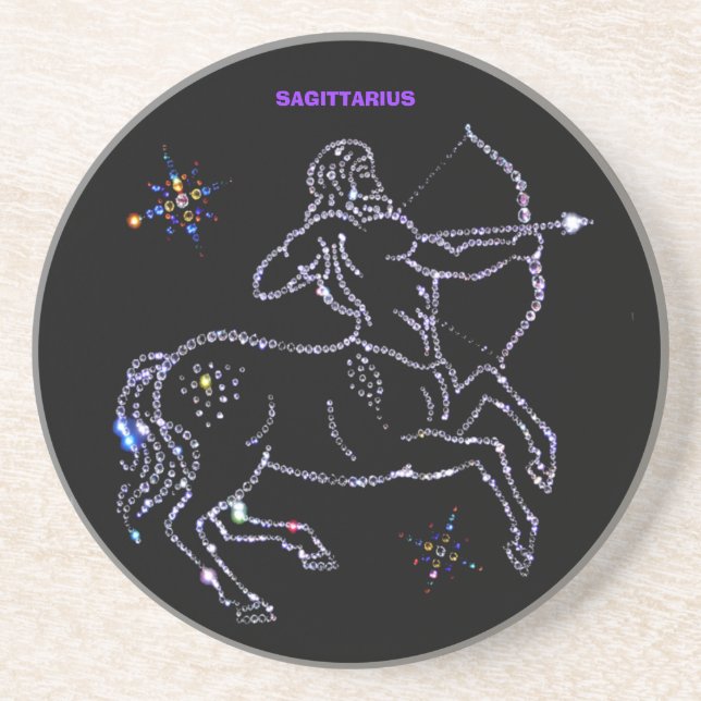 Sagittarius Astrology Coaster (Front)