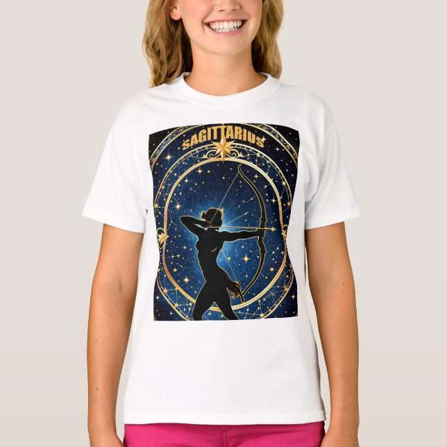 Sagittarius astrology sign T-Shirt (Front)