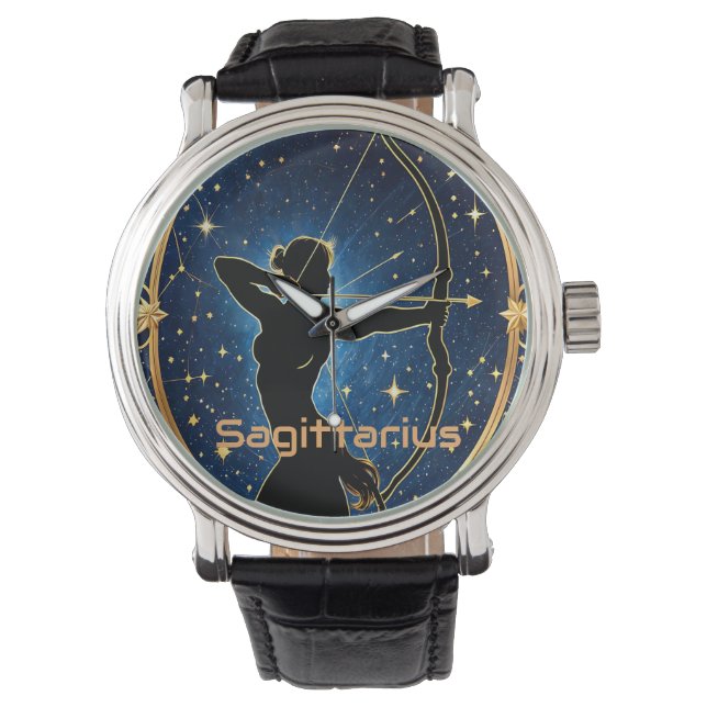 Sagittarius astrology sign watch (Front)