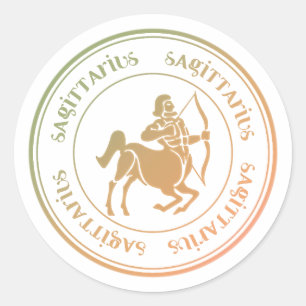 Sagittarius Astrology Zodiac d1 Stickers