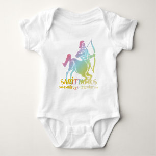 Sagittarius Astrology Zodiac d5 Baby Bodysuit