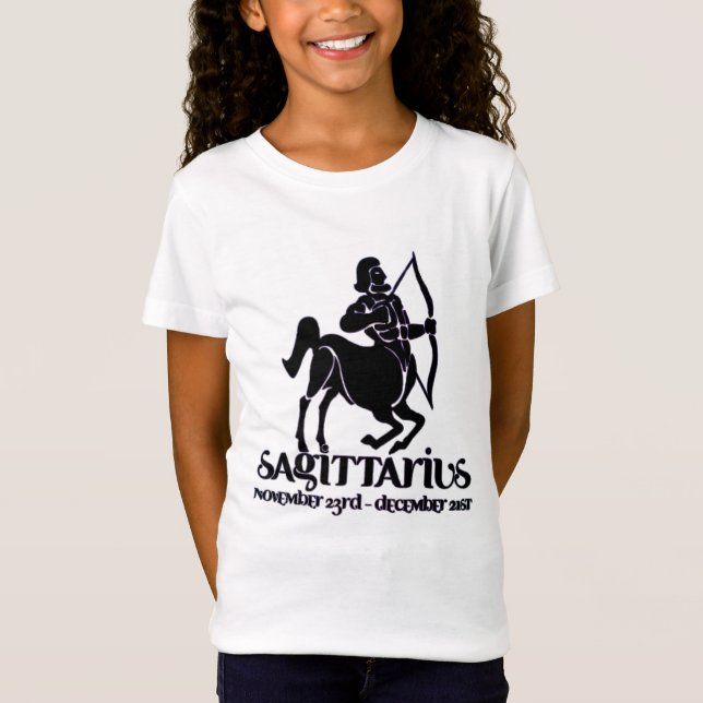 Sagittarius Astrology Zodiac d6b T-Shirt (Front)