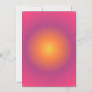 Sagittarius Aura Gradient Zodiac, Purple Yellow  Holiday Card
