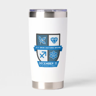 Sagittarius Birthday Crest™ December 1-21 Insulated Tumbler