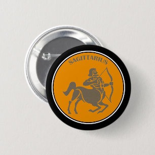 Sagittarius Button