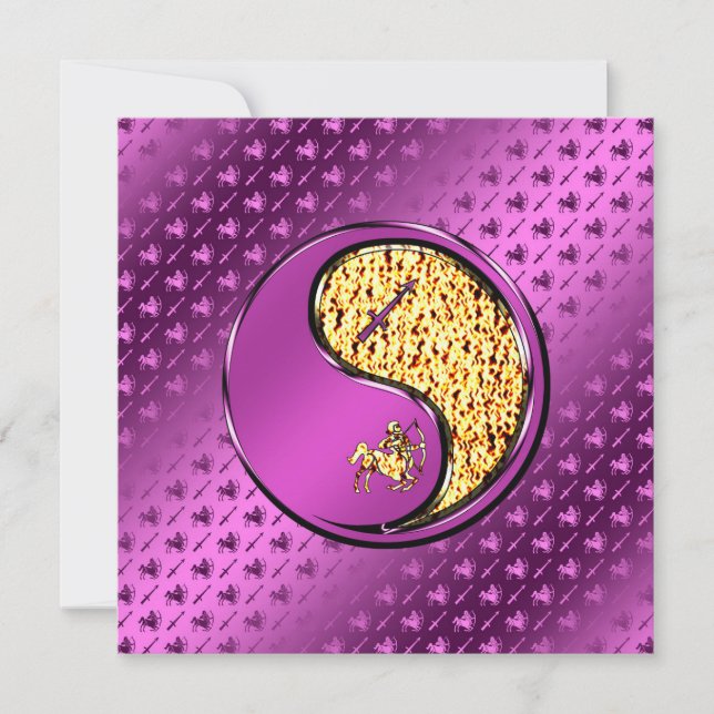 Sagittarius Card (Front)