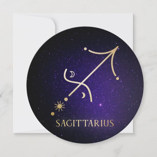 Sagittarius Card (Front)