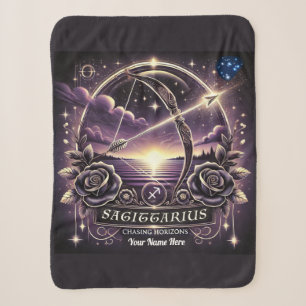 Sagittarius “Chasing Horizons” Sherpa Blanket