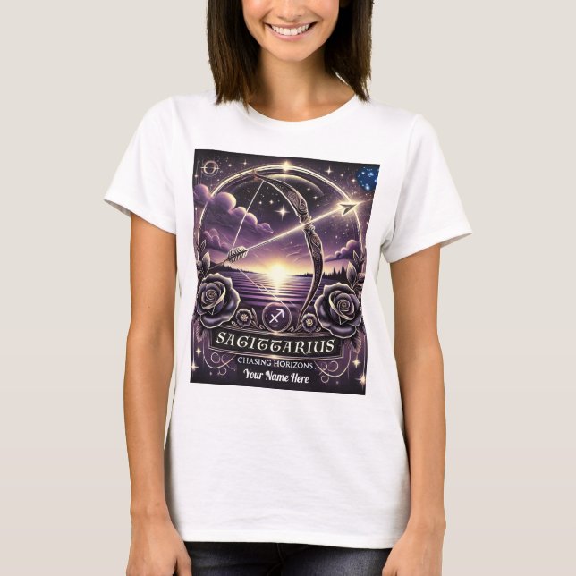 Sagittarius “Chasing Horizons” T-Shirt (Front)