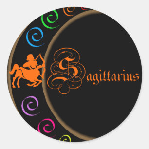 Sagittarius Classic Round Sticker
