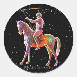 Sagittarius Classic Round Sticker