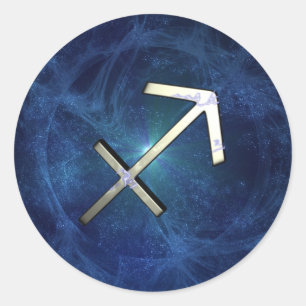 Sagittarius Classic Round Sticker