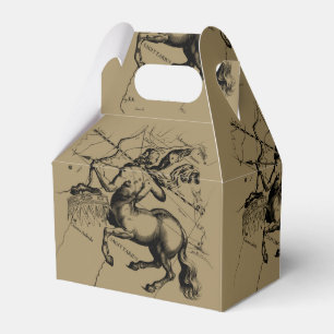 Sagittarius Constellation Map Hevelius 1690 Favour Box