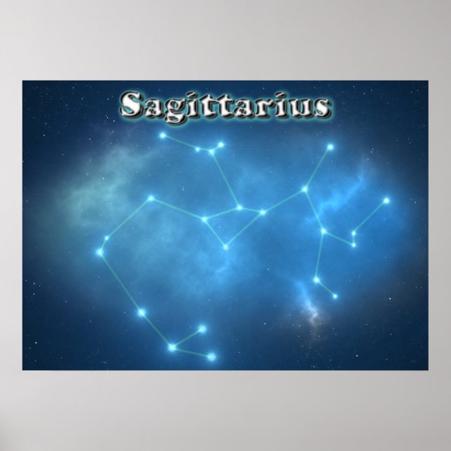 Sagittarius constellation poster (Front)