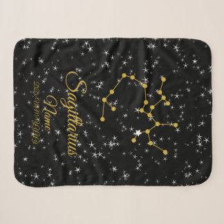 Sagittarius Constellation Sherpa Blanket